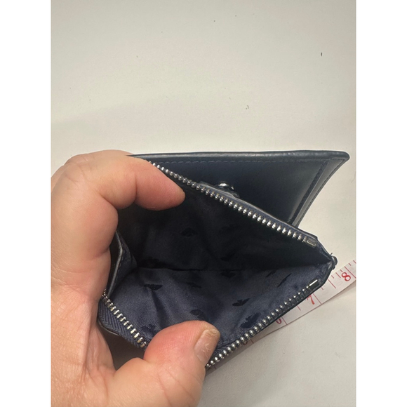 Women's Kate Spade Blue Floral Bifold Wallet One Size - Picture 9 of 10